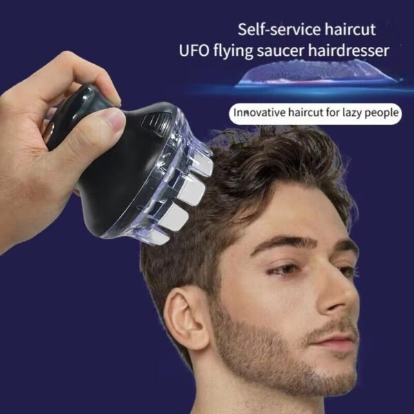 360Electric Shaver Hair Clippers Bald Head Beard Shaving Machine For Men UK - Image 3